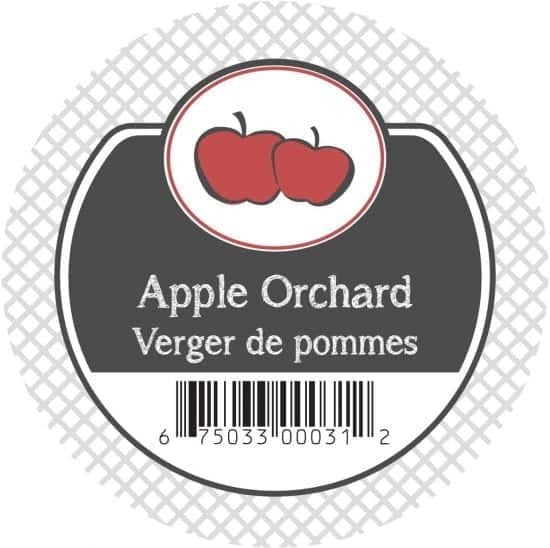 Apple orchard - Red chalk based paint - Verger de pommes