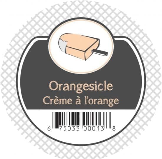 Orangesicle - Orange chalk based paint - Crème à l'orange