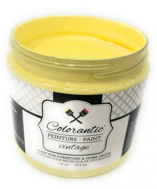 Lemon pie - Soft yellow chalk based paint