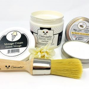 Vintage cream - Off-white cream chalk based paint by colorantic - Crème Vintage