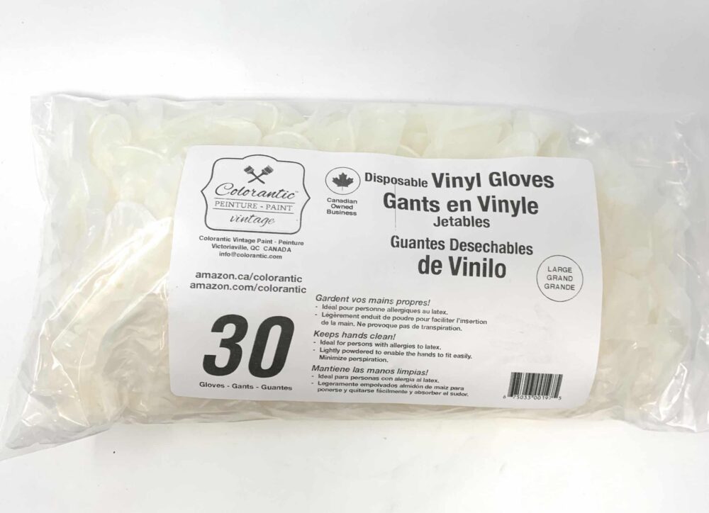 Pack of Vinyl Gloves - Packed in Canada