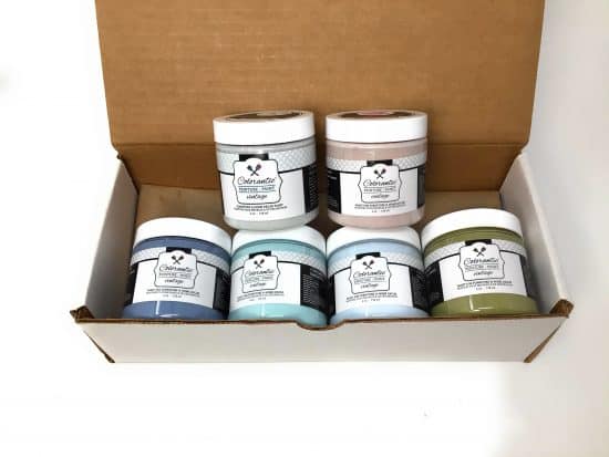 6 X 4 oz Package of Chalk Based Paints – Colours to Choose From