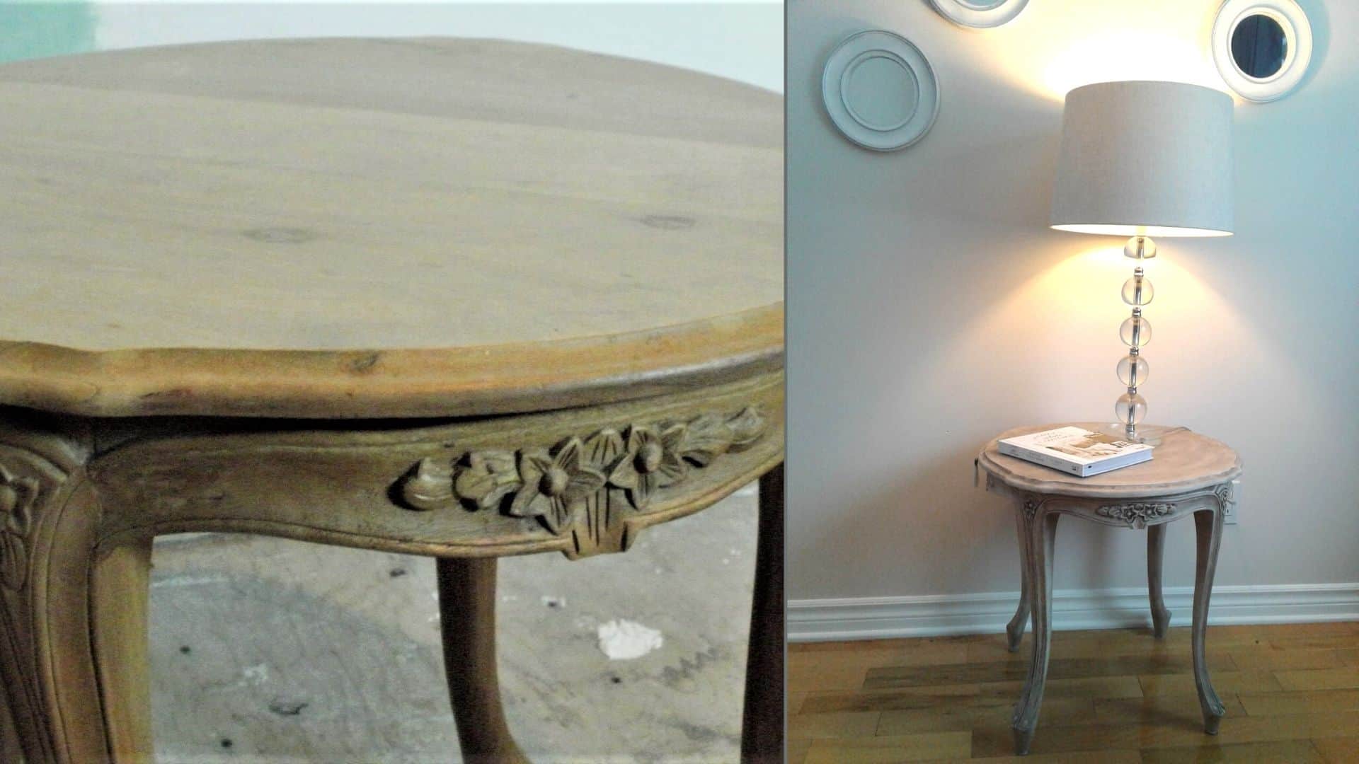 Transform an Old-Fashioned Shabby Chic Side Table