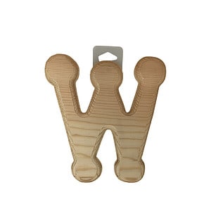 *Clearance* 6" Wood Alphabet Letters - W