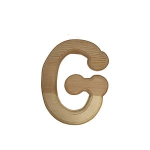*Clearance* 6" Wood Alphabet Letters - G