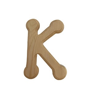 *Clearance* 6" Wood Alphabet Letters - K