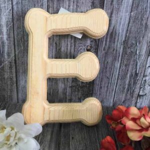 *LIQUIDATION* Wooden alphabet letters and numbers 6'' - E