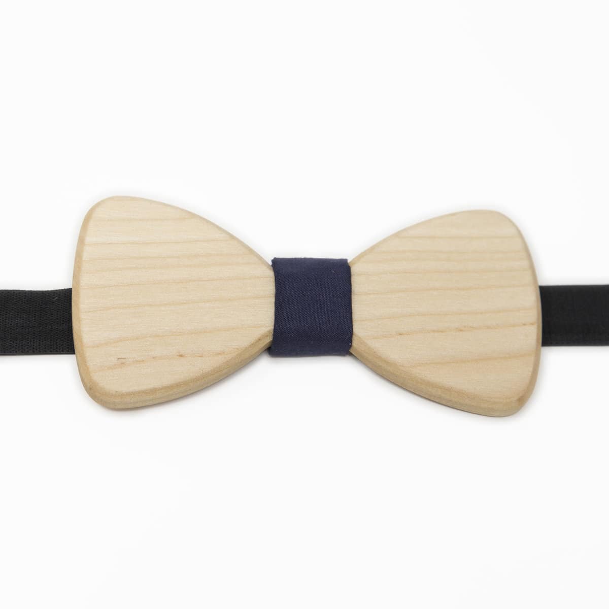 Noeud papillon en bois homme bleu marin - navy blue wooden bow tie for men