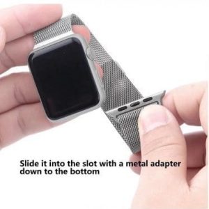 Milanese Band with slide metal closeup picture