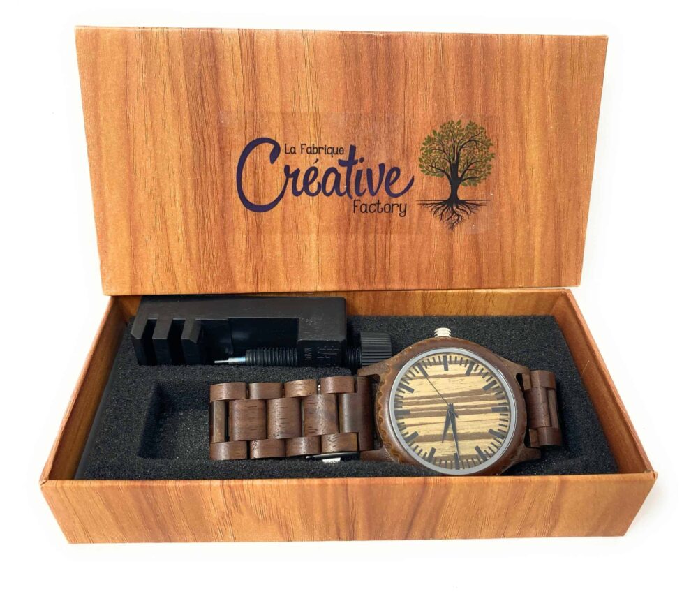 Wood Watch Walnut for Men – W17 Box