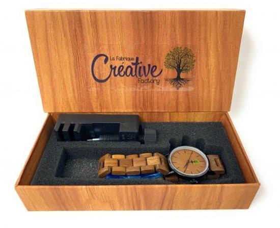 Wooden watch by Colorantic with box