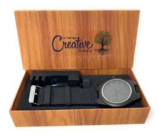 wooden watch with box