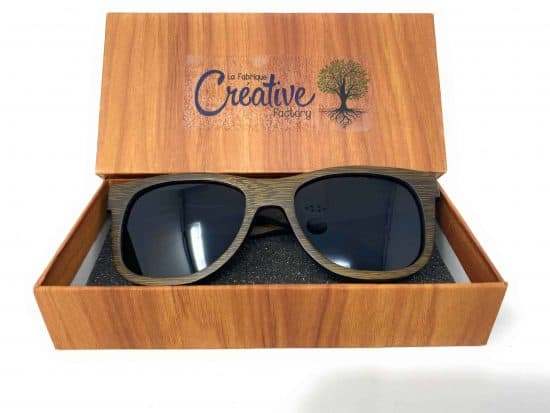 UV400 Polarized Bamboo Wood Sunglasses – H04 - UV400 Polarisées