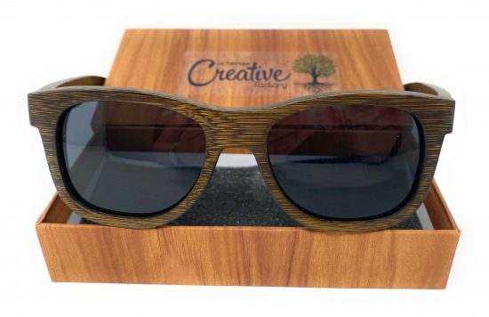 UV400 Polarized Bamboo Wood Sunglasses-Box – H04-06-Colorantic