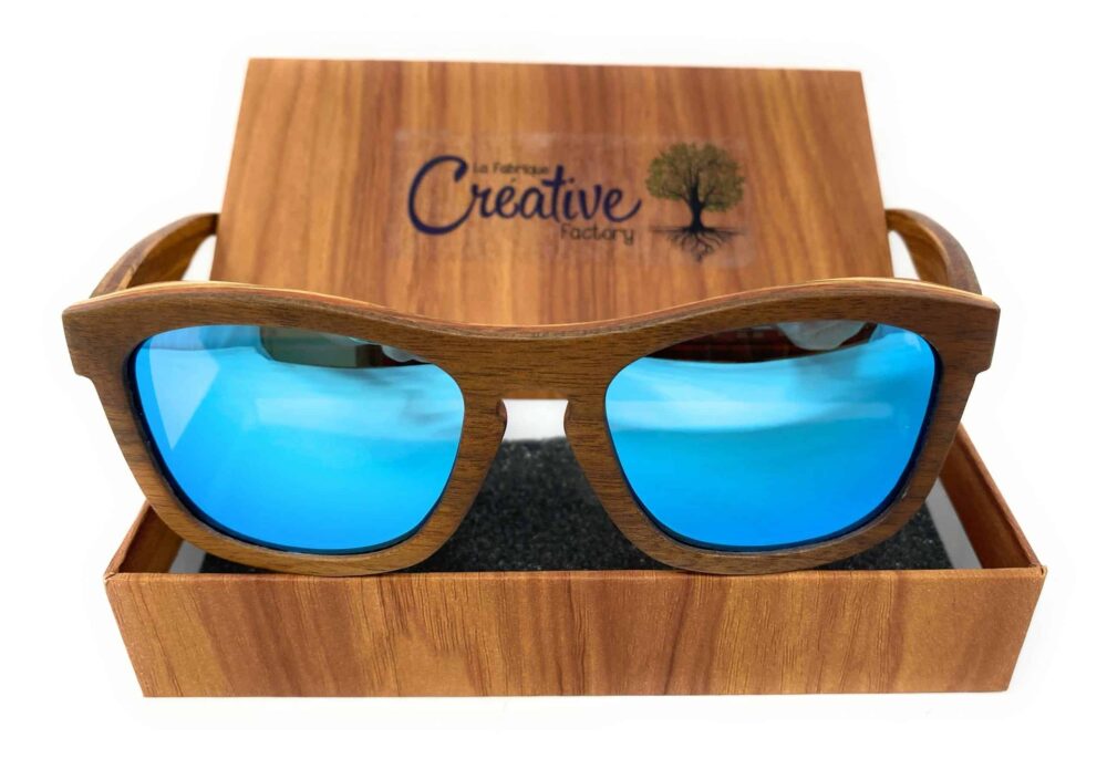 UV400 Polarized Bamboo Wood Sunglasses Unisex box– H0759-4