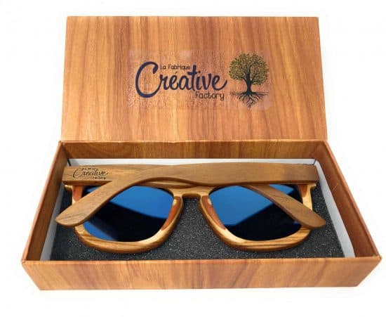 UV400 Polarized Bamboo Wood Sunglasses Unisex box– H0759-6