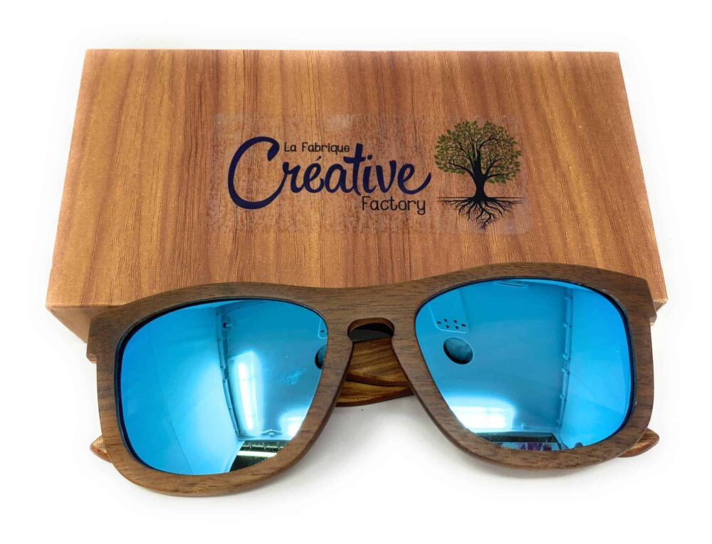 UV400 Polarized Bamboo Wood Sunglasses Unisex box– H0759-7