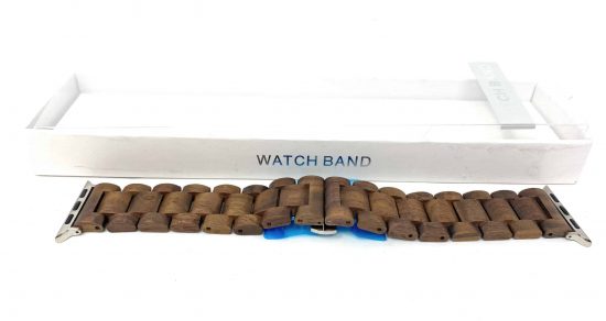 Colorantic walnut wooden watch band