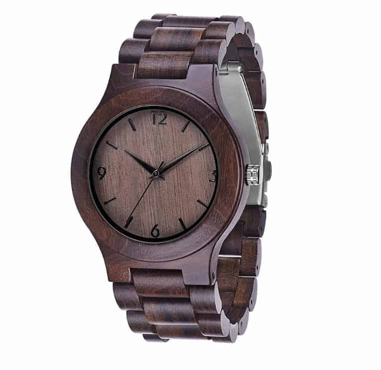 Wood Watch Dark Ebony Wood Unisex by Colorantic