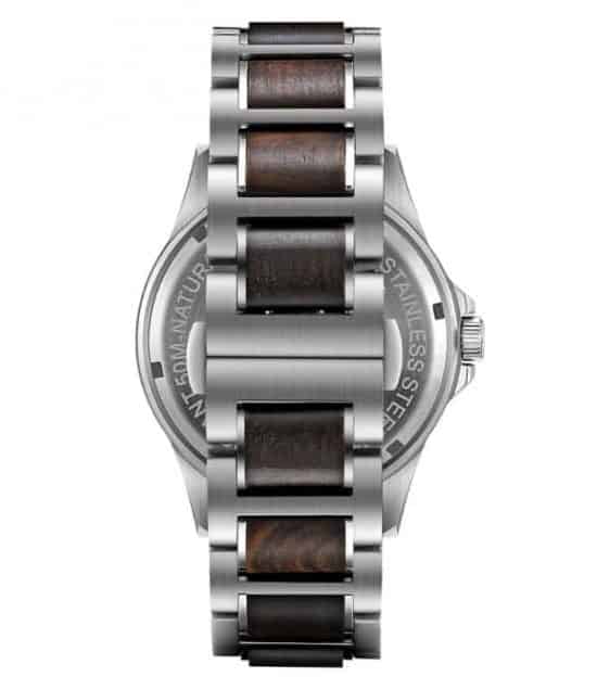 Men’s Ebony and Stainless Steel Watch