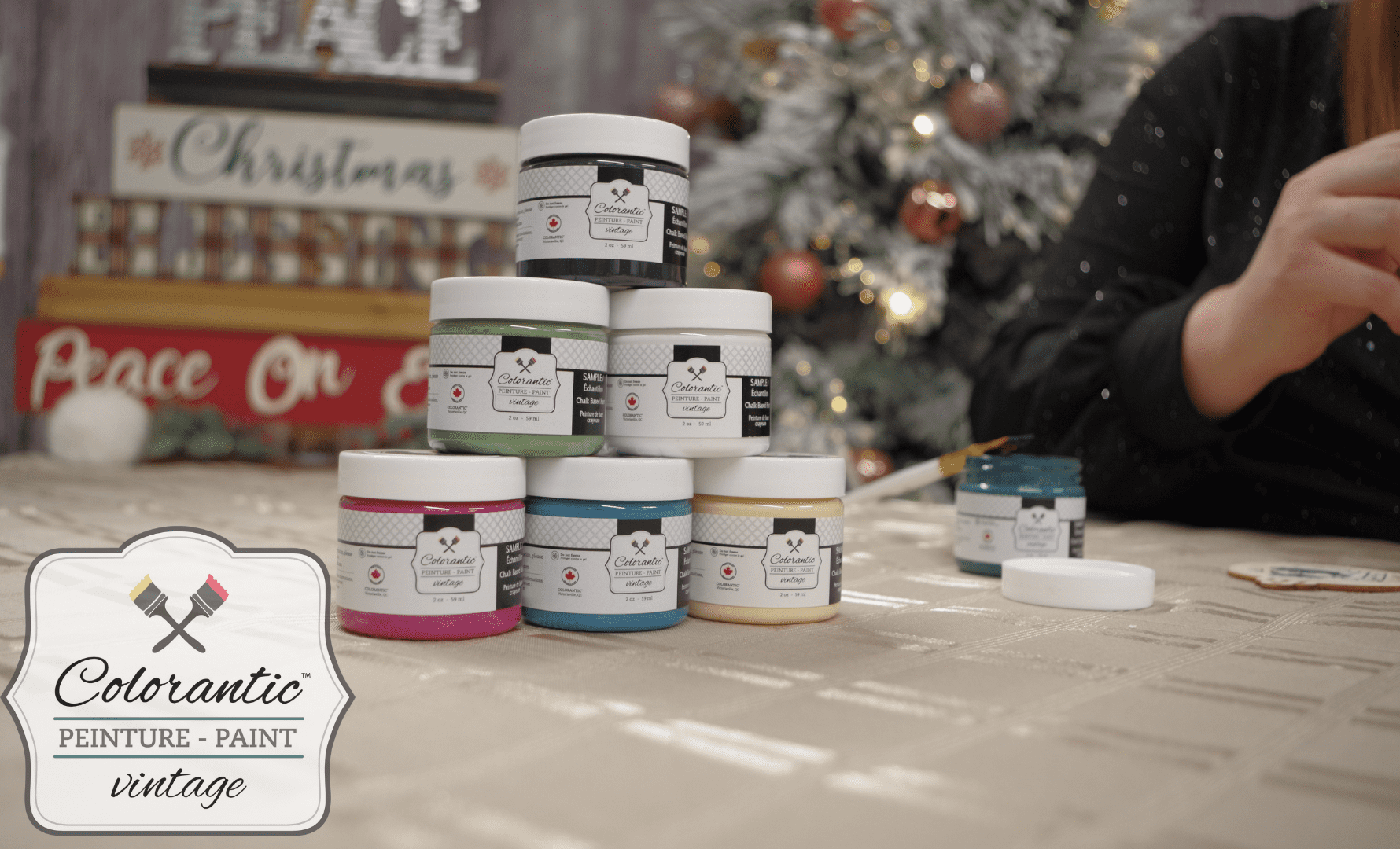colors of chalk paint included in Colorantic Advent Calendar 2021